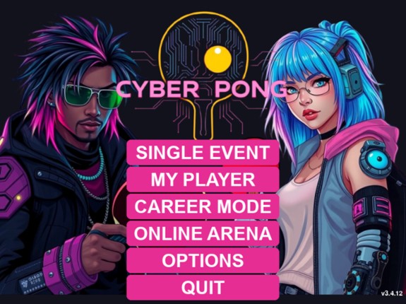 CyberPong AI screenshot