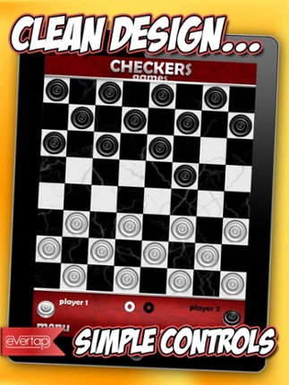 Free Checkers Game screenshot