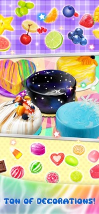 Galaxy Mirror Glaze Cake screenshot