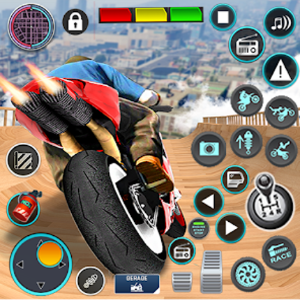 Mega Ramp Bike Stunts Games 3D screenshot