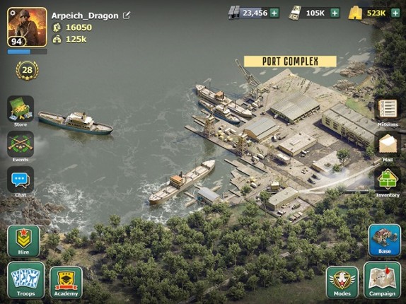 Heroes of War: Idle army game screenshot