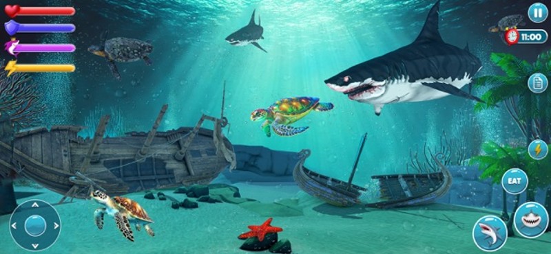 Megalodon Shark Fish Attack screenshot