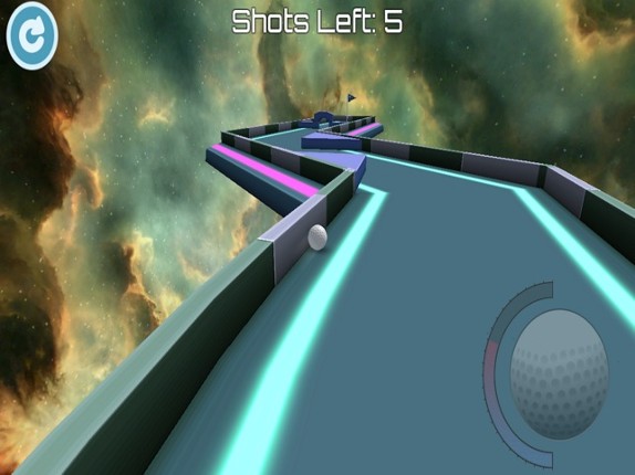 Space Golf 3D Image