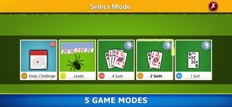 Spider Solitaire Mobile screenshot