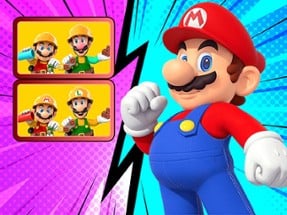 Super Mario Differences Puzzle Image