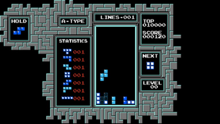 Tetris NES-PC screenshot