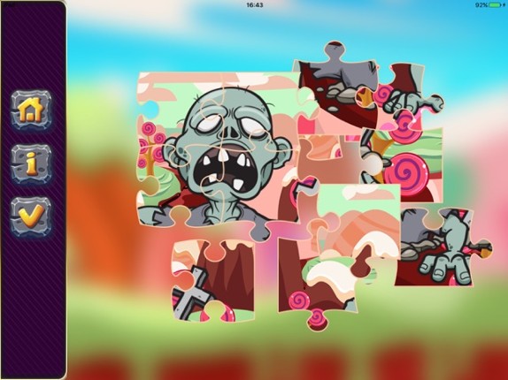 Zombie Ghost Jigsaw Puzzle For Toddlers And Kid screenshot