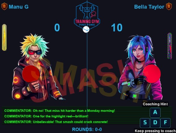 CyberPong AI screenshot