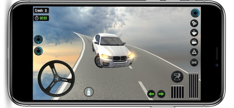 Dangerous Car Drive In The Sky screenshot