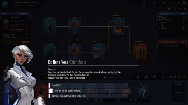 Factory Planner: Prologue - First Sparks screenshot