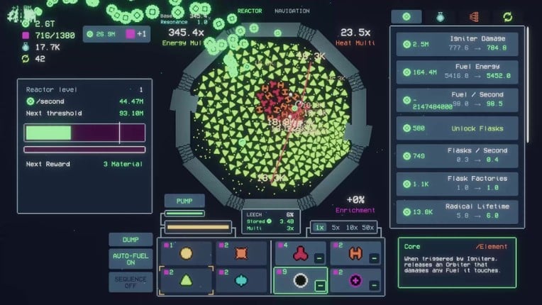 Feed the Reactor screenshot