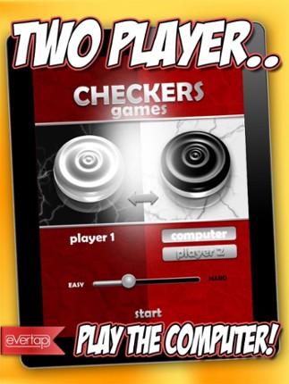 Free Checkers Game screenshot