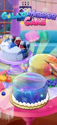 Galaxy Mirror Glaze Cake screenshot