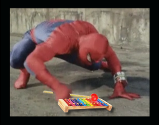 Spider-Man Hitting Floor screenshot