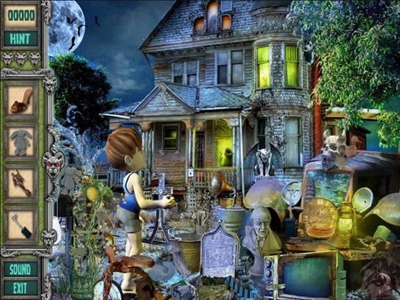 Ghost House Hidden Object Game screenshot