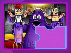 Grimace Shake Puzzle Image