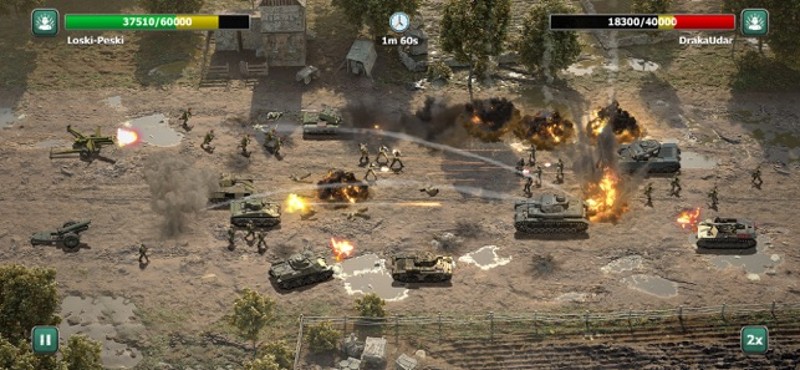 Heroes of War: Idle army game screenshot