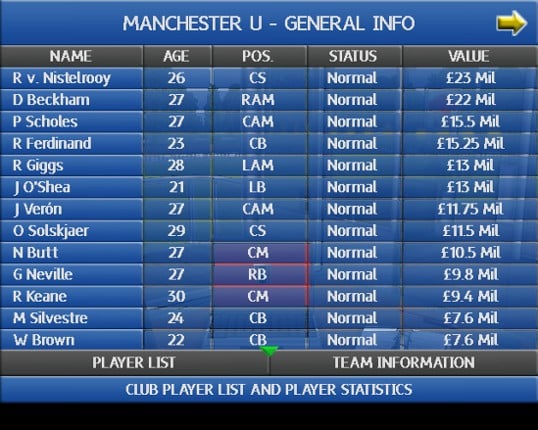 Premier Manager 02/03 screenshot