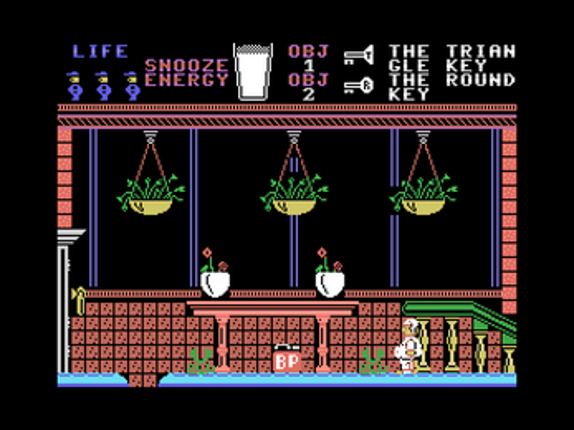 Pyjamarama (MSX) screenshot
