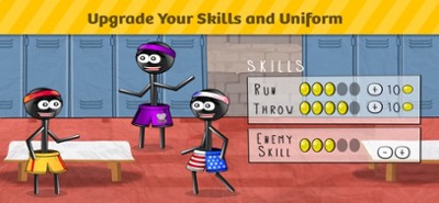 Stickman 1-on-1 Dodgeball Image