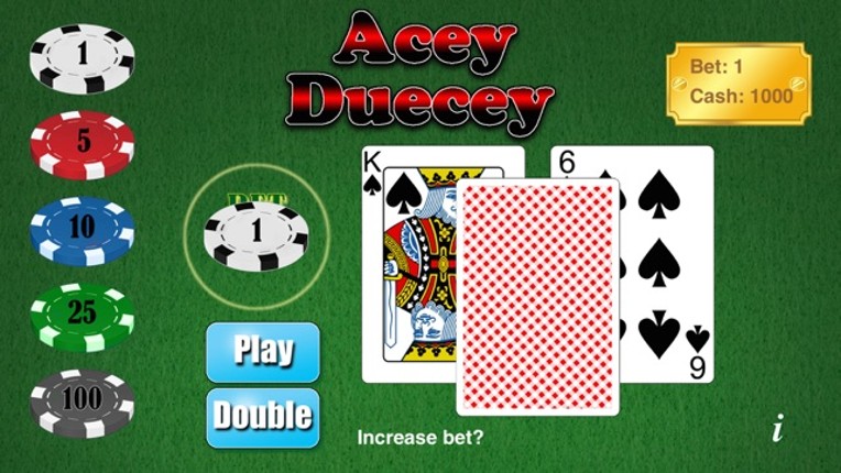 Acey-Deucey screenshot