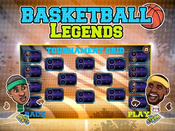 Basketball Legends: Dunk Game screenshot