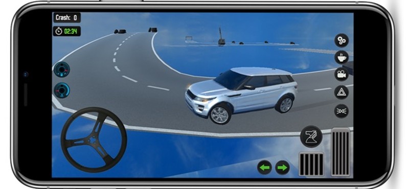 Dangerous Car Drive In The Sky Image