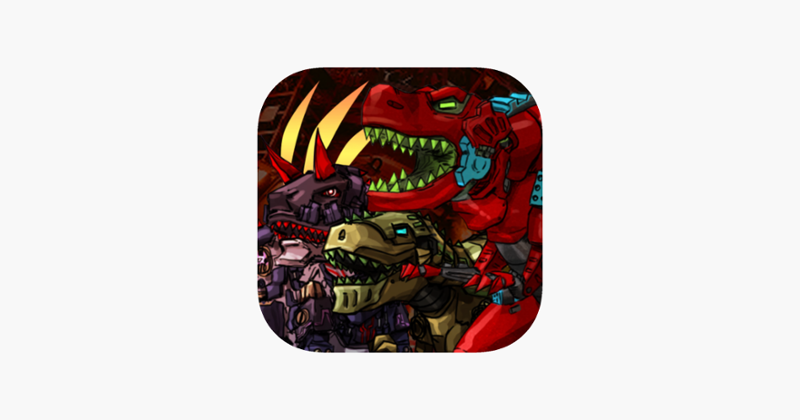 Dino Robot Battle Field Image