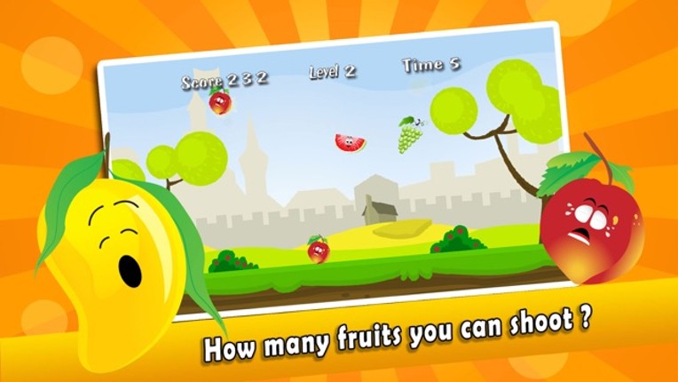 Fruit Shooting Blast - Fun Easy Apple Fruits Shooter Games for Toddler and Kids Image