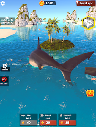 Idle Shark 2-Mega Tycoon Game screenshot