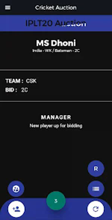 CricAuc: The Cricket Auction Image
