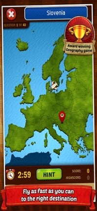 GeoFlight Europe Pro screenshot