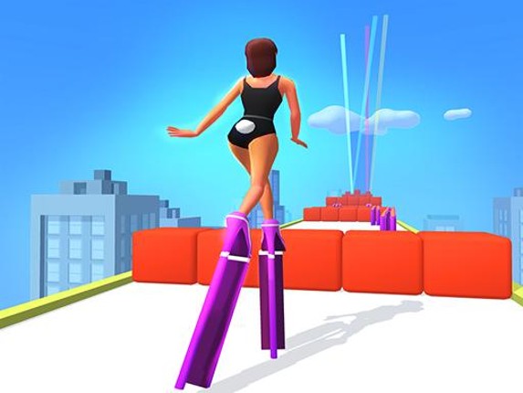 high tower heels rush run 3d-fat pusher high heel Image