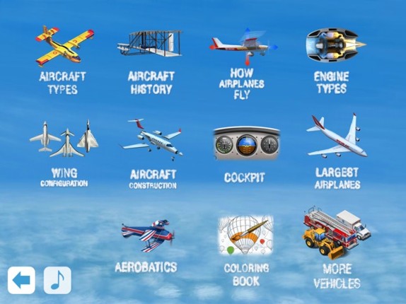 Kids Vehicles: Aircraft (aviation encyclopedia) screenshot