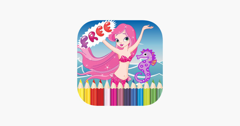 ! Little Mermaid Princess Coloring Pages Therapy Image