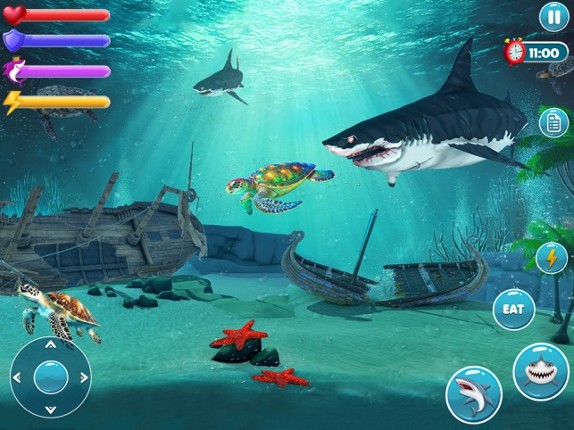 Megalodon Shark Fish Attack screenshot