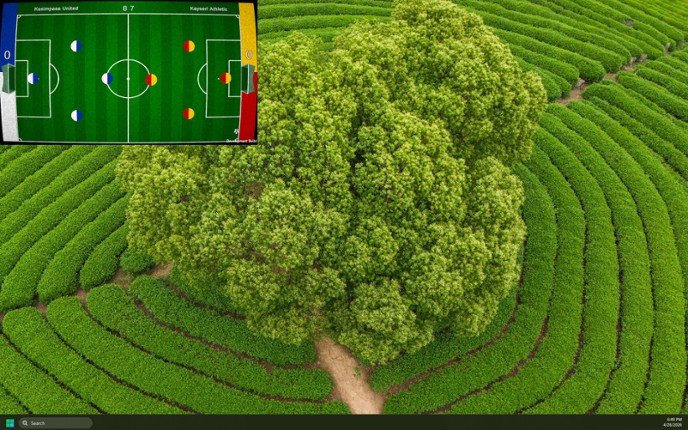 Second Monitor Football Image