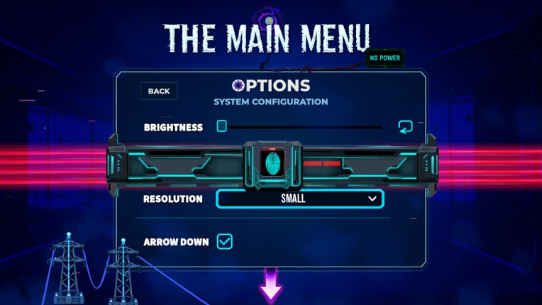 The Main Menu screenshot