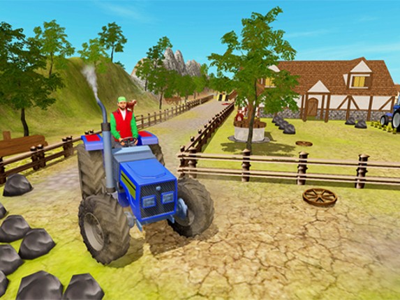 Tractors Simulator 3D: Game Cover