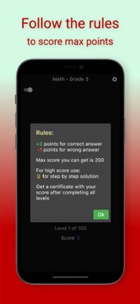 3rd Grade Math Challenge screenshot