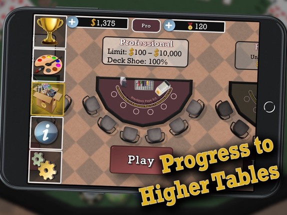 Advanced 21 Blackjack screenshot