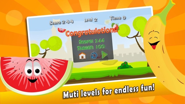 Fruit Shooting Blast - Fun Easy Apple Fruits Shooter Games for Toddler and Kids screenshot