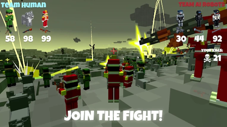Humans vs Ai: Battle Simulator Image
