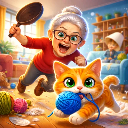 Cat vs Granny: Cat Simulator Image