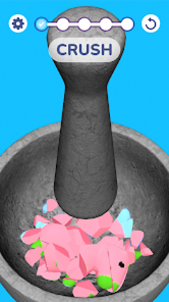 Crush into ball:ASMR Smash DIY screenshot