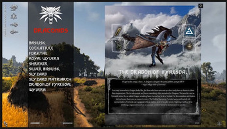 The Witcher 3 | Interactive Bestiary Image