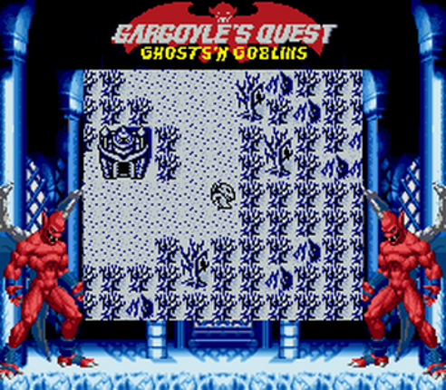 Gargoyle’s Quest (レッドアリーマー 魔界村外伝) SGB Enhanced (Super Game Boy) screenshot