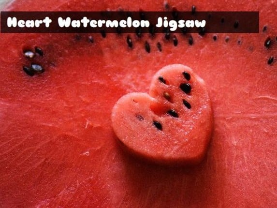 Heart Watermelon Jigsaw Game Cover