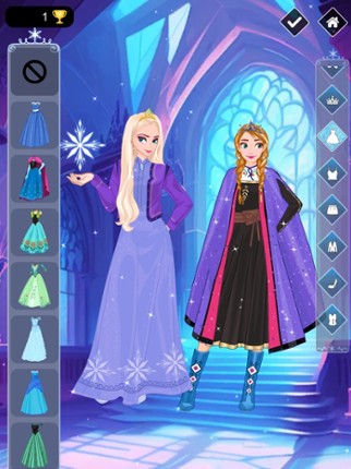 Ice & Fire Princess Dress Up screenshot