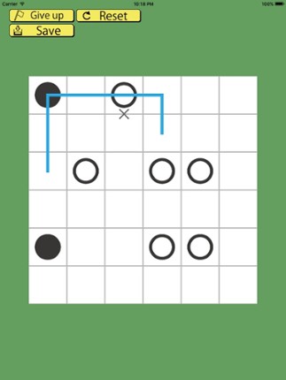 Masyu puzzle screenshot